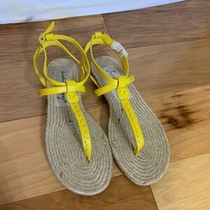 Jack Rogers Evie sunshine yellow sandals new 6.5